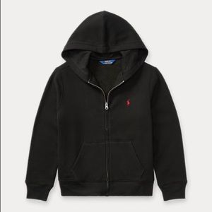 Polo black hoodie size 7